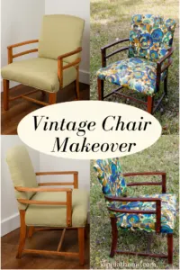 Vintage Chair Makeover, Chair upholstery, Refinished #upholstery #vintagechair #kippiathome