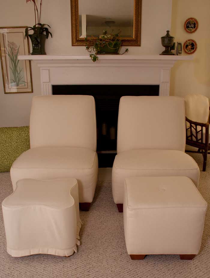 After upholstery and slipcovers