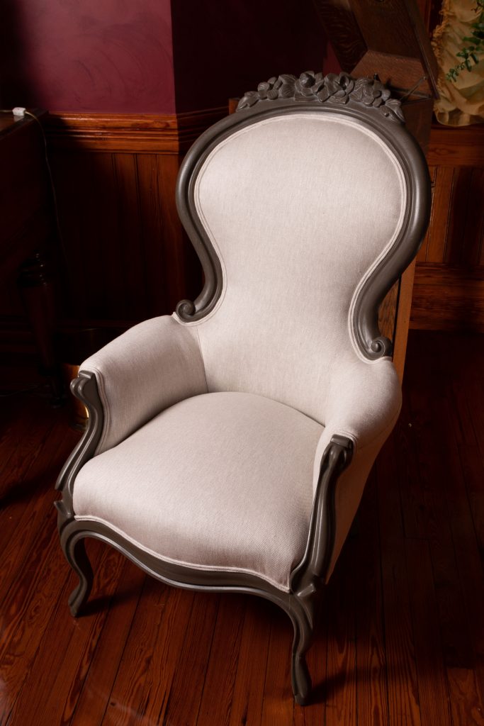 Gentleman's Chair After Upholstery Update Gentleman's Chair After Upholstery Update