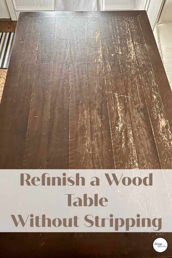 How to refinish a wood table How to refinish a wood table