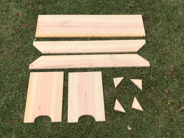One-Board-Bench board cuts