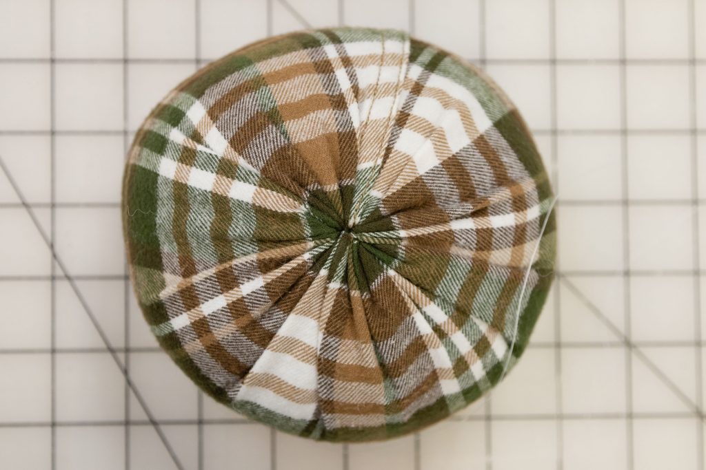 Bottom view easy sew fabric pumpkins. Grab a free pattern and make some today. Bottom view easy sew fabric pumpins