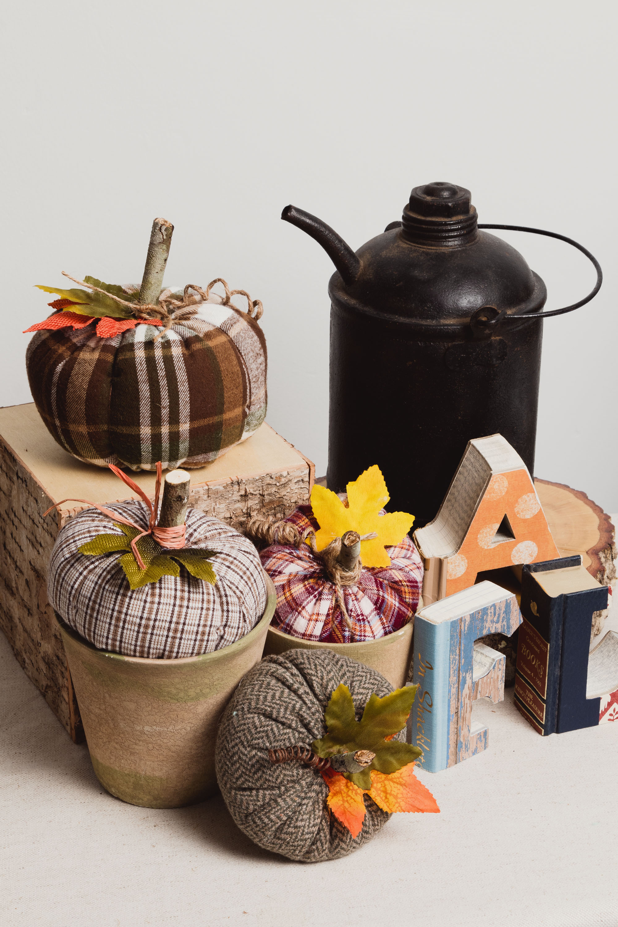 Easy sew fabric pumpkins for fall Easy sew fabric pumpkins for fall