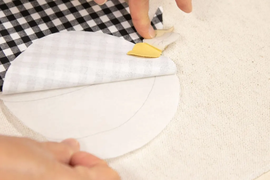 Removing the paper backing, free patterns for fall pillow and how-to