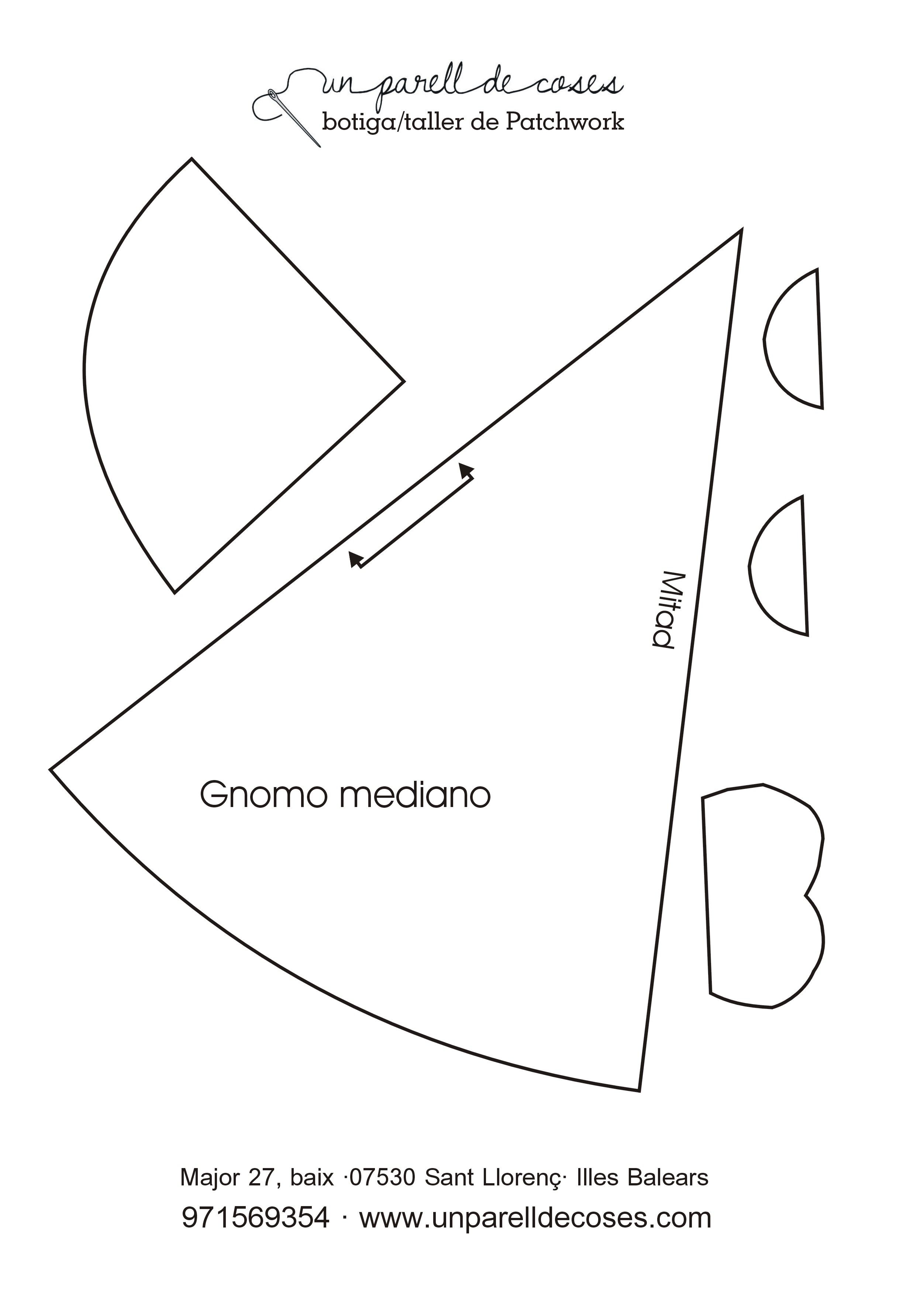 Gnome Printable Template
