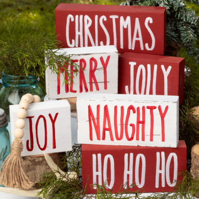 Rae Dunn Inspired Christmas Signs