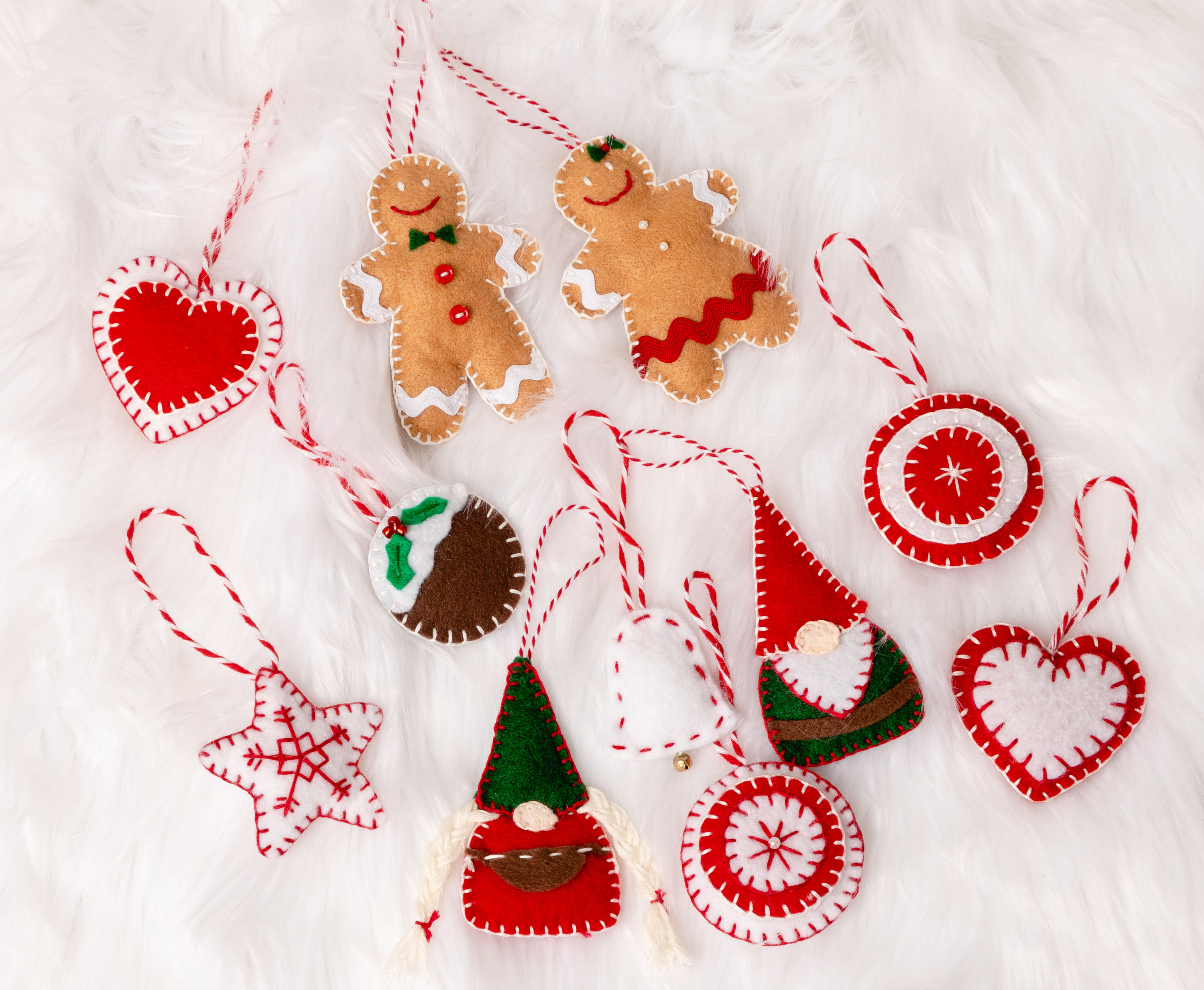 felt christmas tree ornament patterns