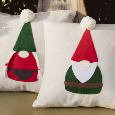Gnome Applique Pillows