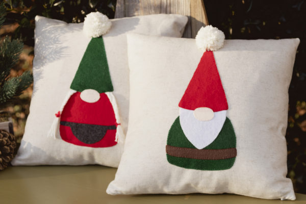 Gnome Applique Pillows