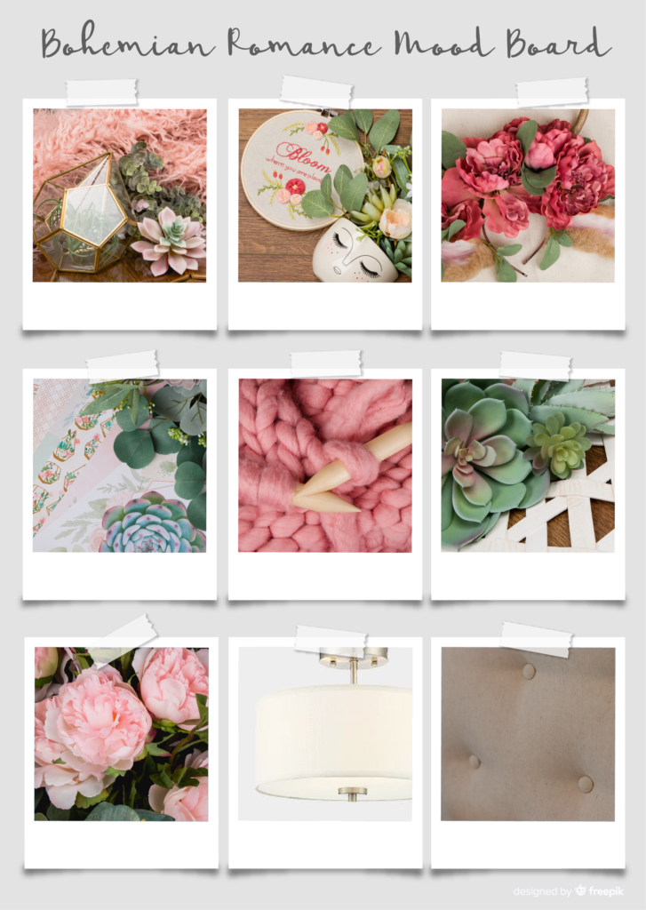 Bohemian Romance Mood Board