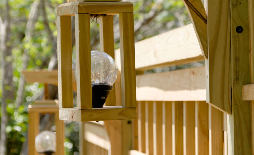 Lantern and Garden Screen Trellis