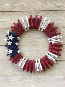 Clothespin wreath sample Clothespin wreath sample