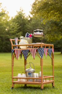 4th of July Bar Cart 4th of July Bar Cart