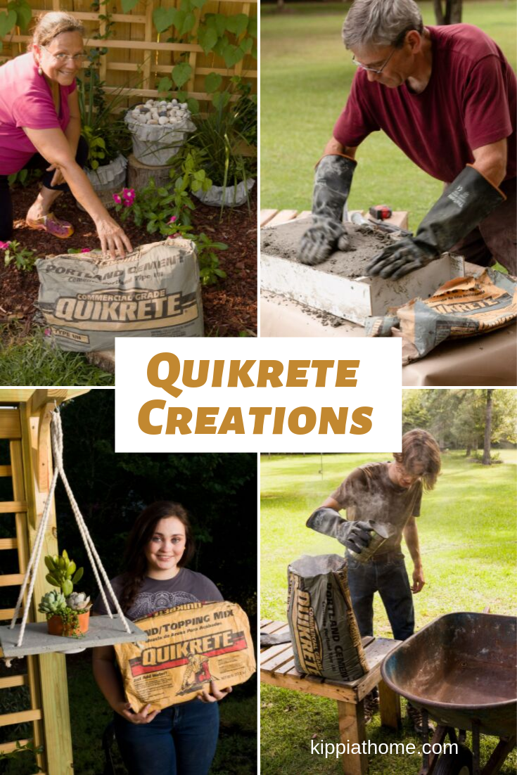 Crafting with Quikrete - Kippi at Home