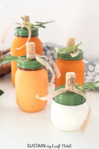 Mason jar Pumpkin decorating ideas