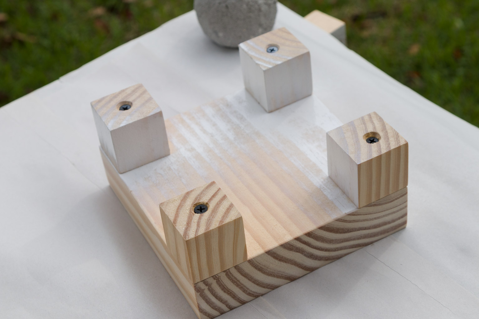 DIY Riser Stands for Display, Rustic Farmhouse Style Wood Stand