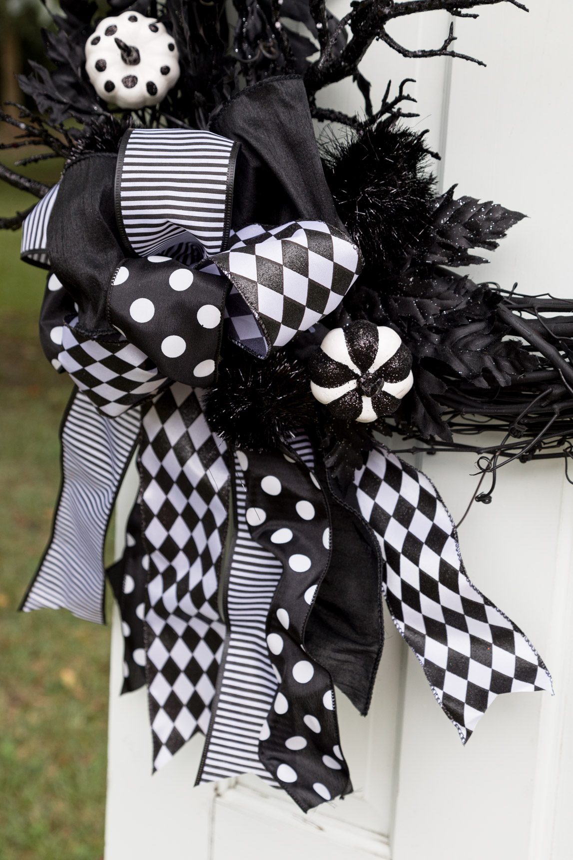Halloween Wreath bow Kippi at Home