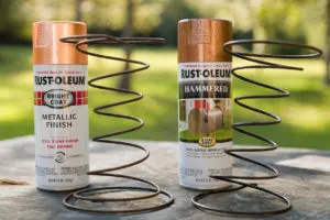 Sofa Upholstery Springs and Rust-Oleum Paint 