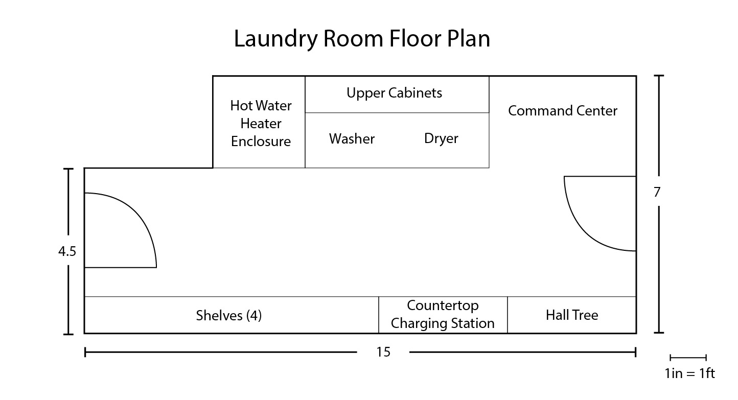Small Laundry Room Floor Plans