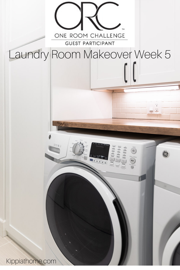 Laundry Room Makeover Week 5