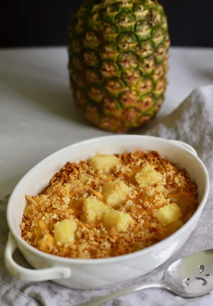Southern Baked Pineapple Casserole
