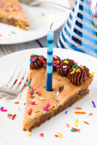 Birthday Chocolate Chip Cookie Cake