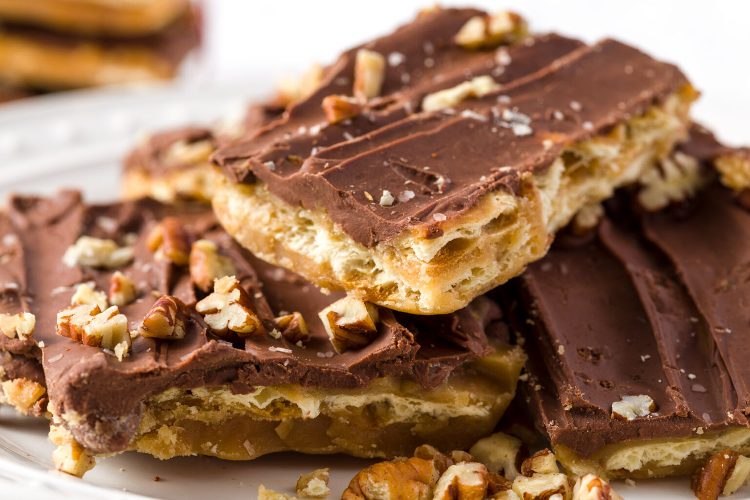 Christmas Crack Easy Saltine Cracker Toffee Kippi at Home