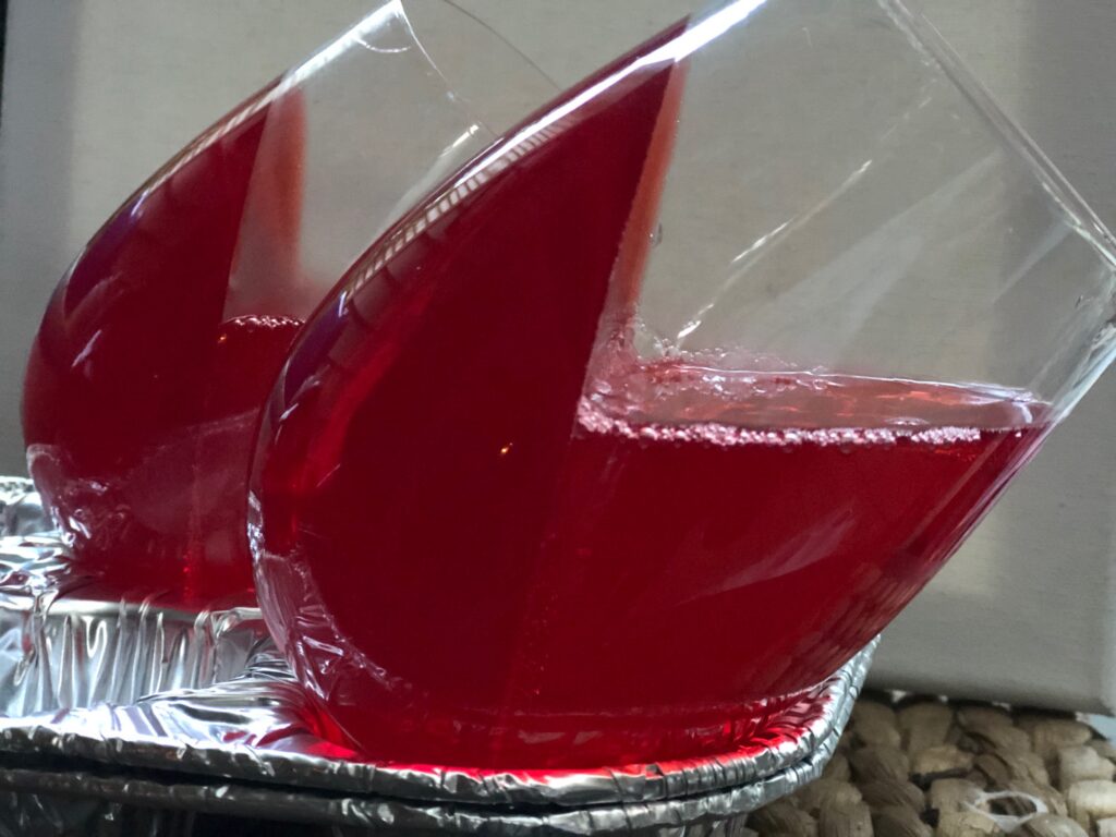 Heart Shaped Jello Dessert