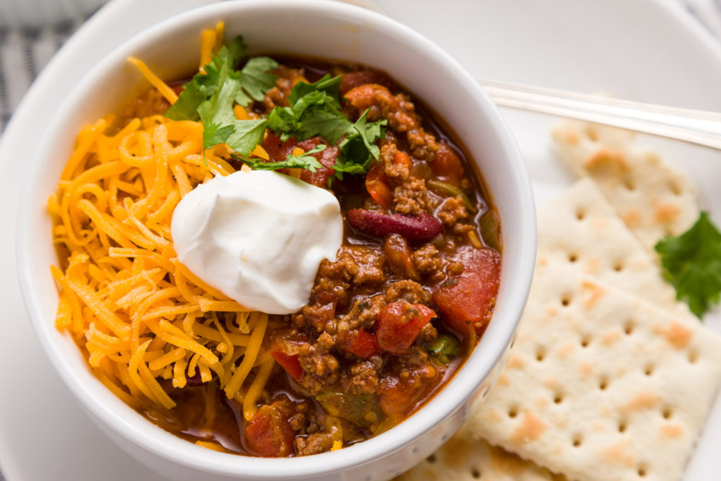 Easy Crockpot Beef Chili