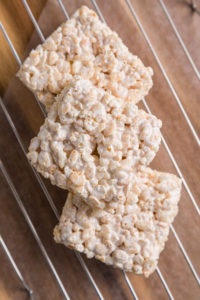 This is the only Rice Krispie Treat recipe you need! This recipe makes the most delicious after school snack or dessert! It is so easy you can... Rice Crispy Treats on Wire Rack