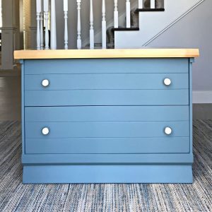 Nightstand painted with chalk paint