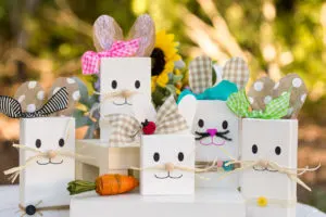 Scrap wood bunnies Scrap wood bunnies