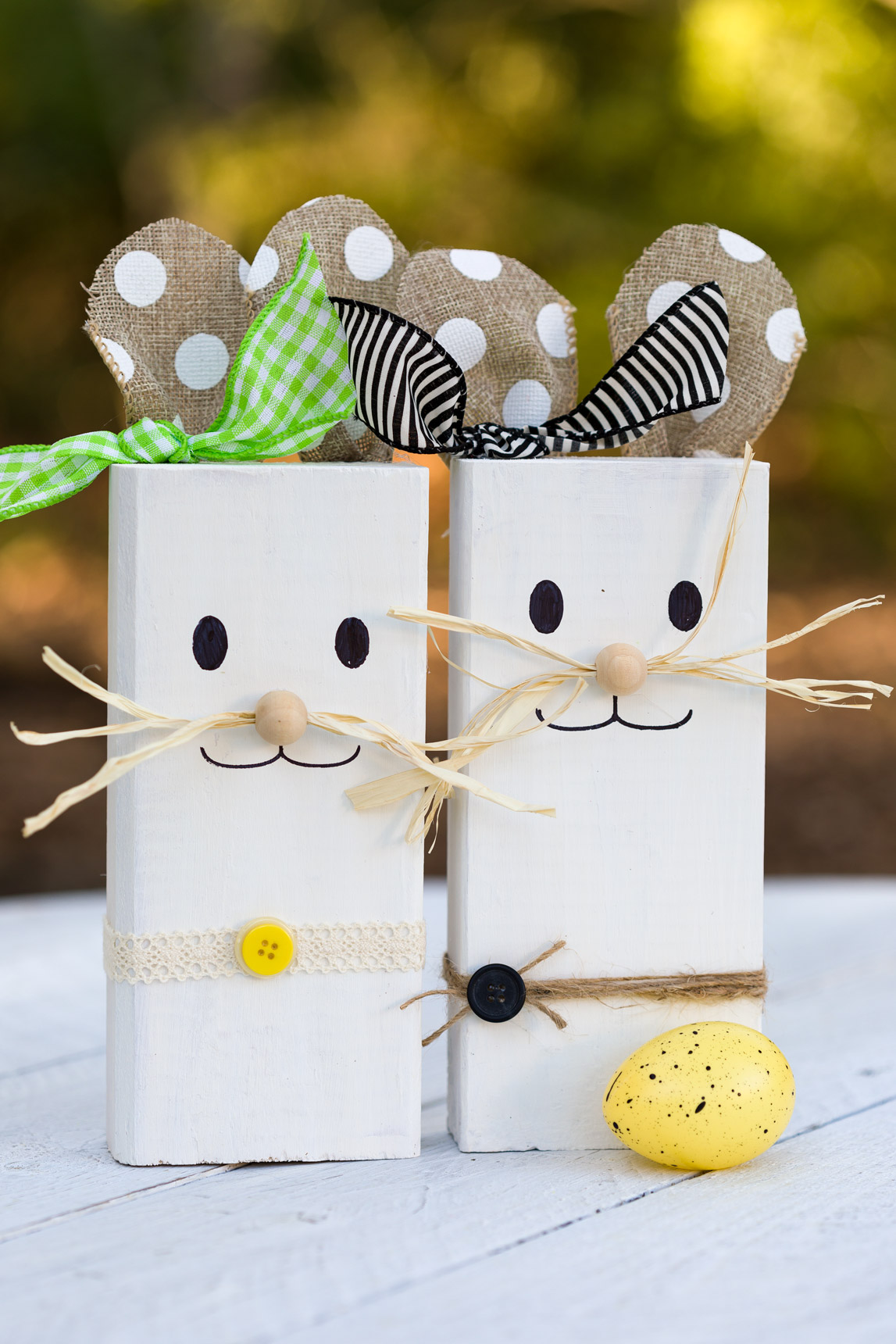 DIY Wooden Easter Bunny - Kippi at Home