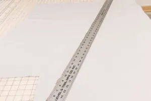 Ruler on the fabric bias