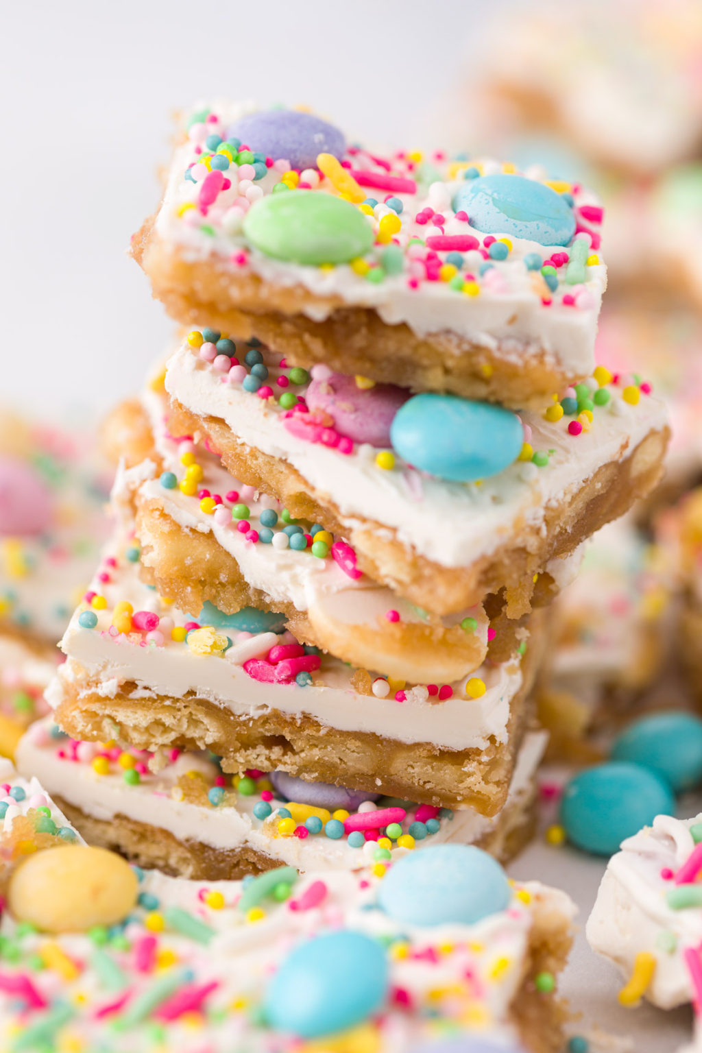 Easter Crack Candy Saltine Bark Kippi at Home