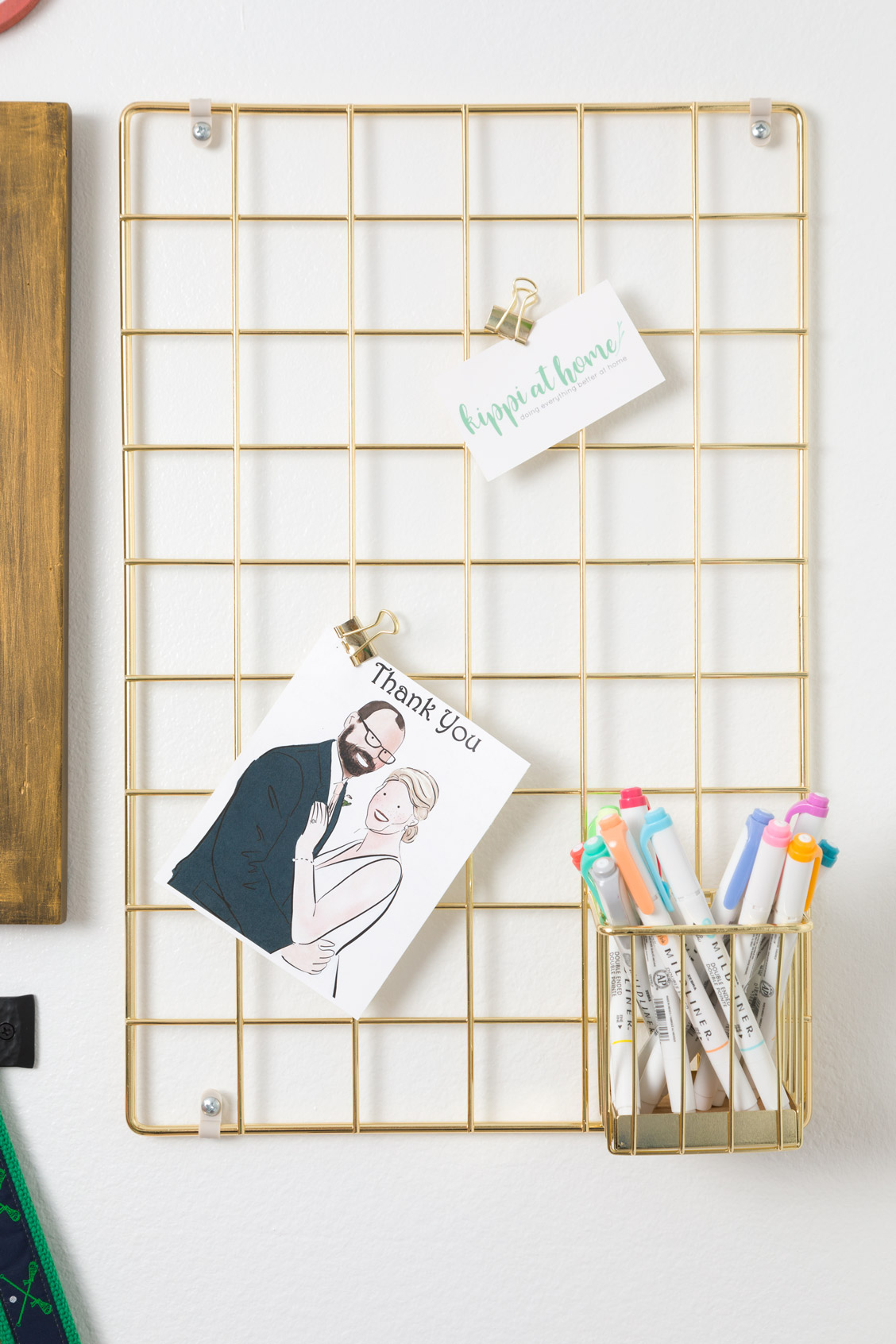 Wire bulletin board Kippi at Home