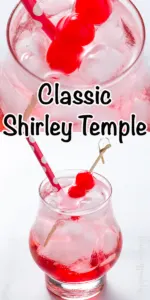 Classic Shirley Temple Drink Recipe. This classic Shirley Temple recipe brings back fond childhood memories are so simple to make and kids love them so let’s make some together… #shirleytempledrink #kippiathome
