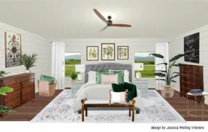 Room design and color schemes
