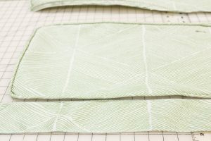 Pattern matching cushion pieces