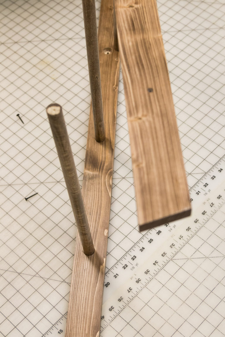 DIY Blanket Ladder How To Build a Wooden Blanket Ladder Quilt Ladder