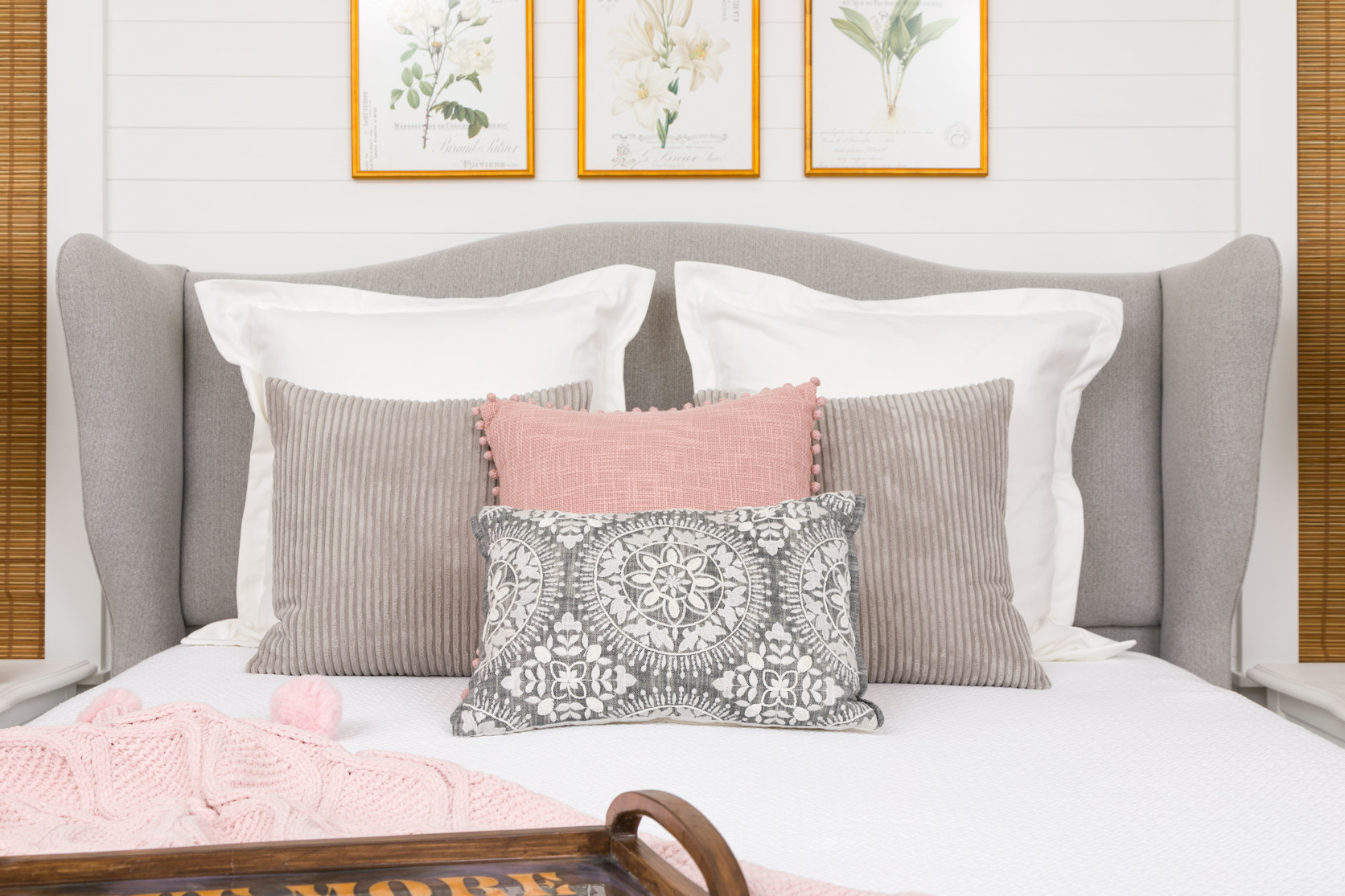 DIY Wingback Headboard Bedroom Makeover Reveal Kippi at Home