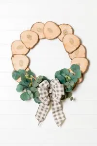 Wood Slices Wreath
