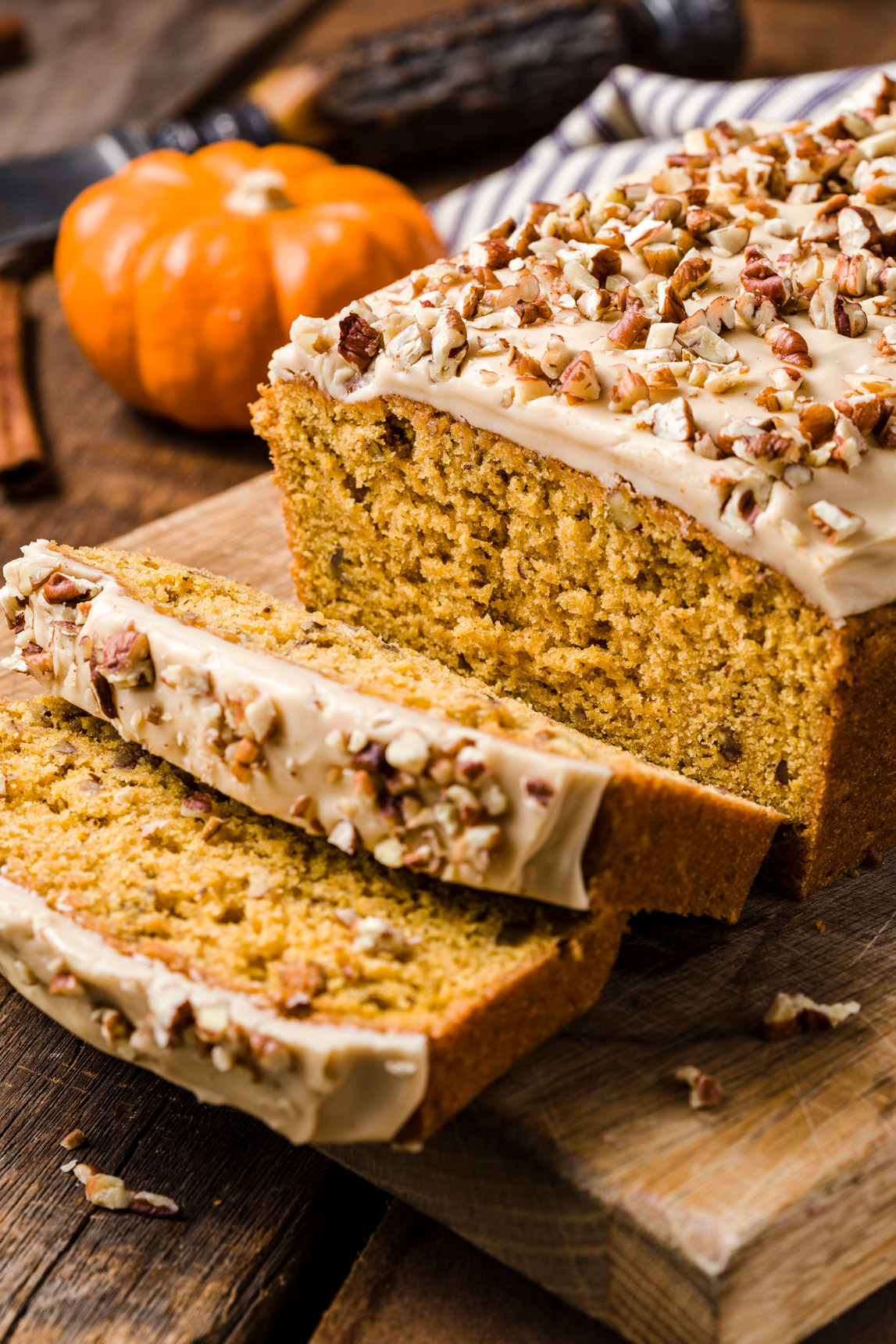 The Best Pumpkin Cake Recipe With Brown Sugar Frosting   S7A0445 