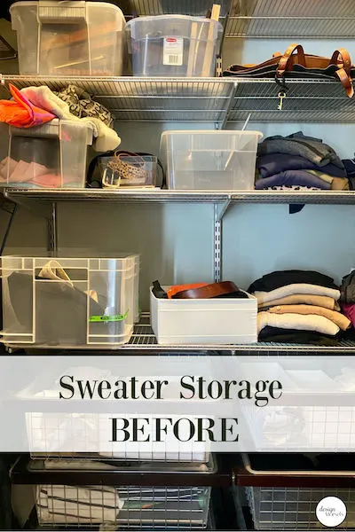 sweater storage