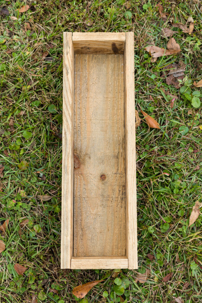 DIY Rustic Wood Centerpiece Box