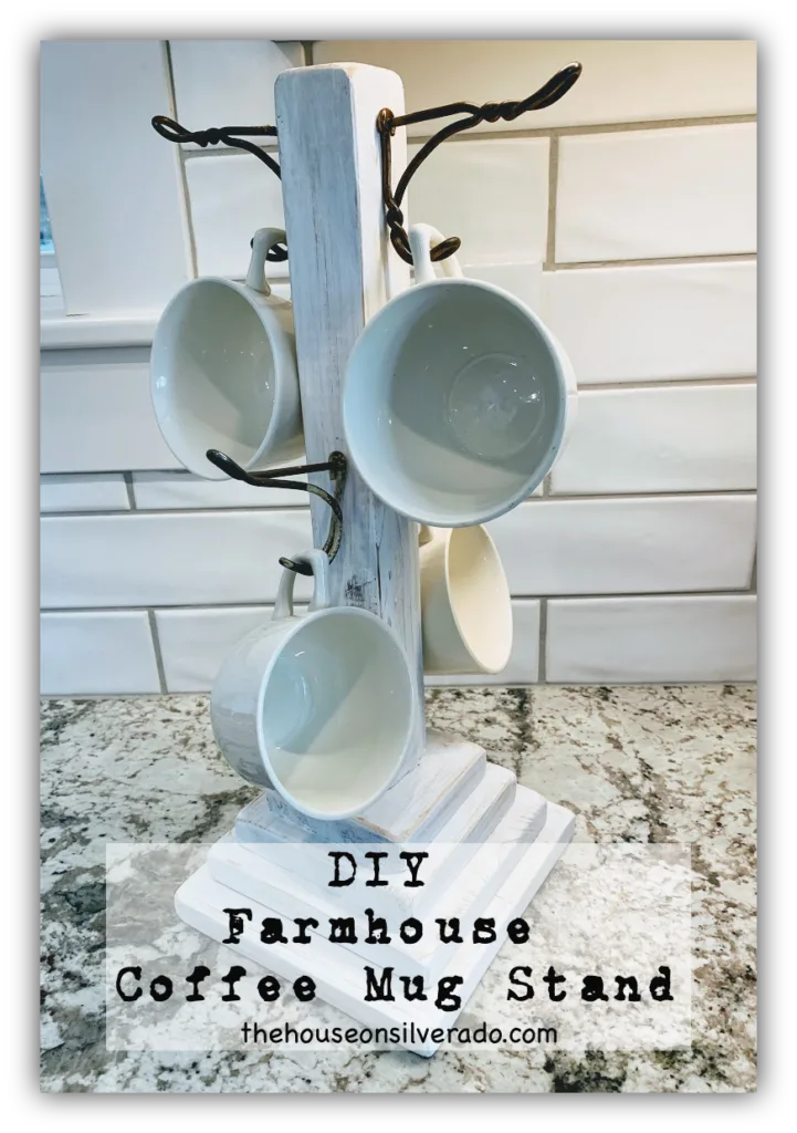 DIY Farmhouse Coffee Stand
