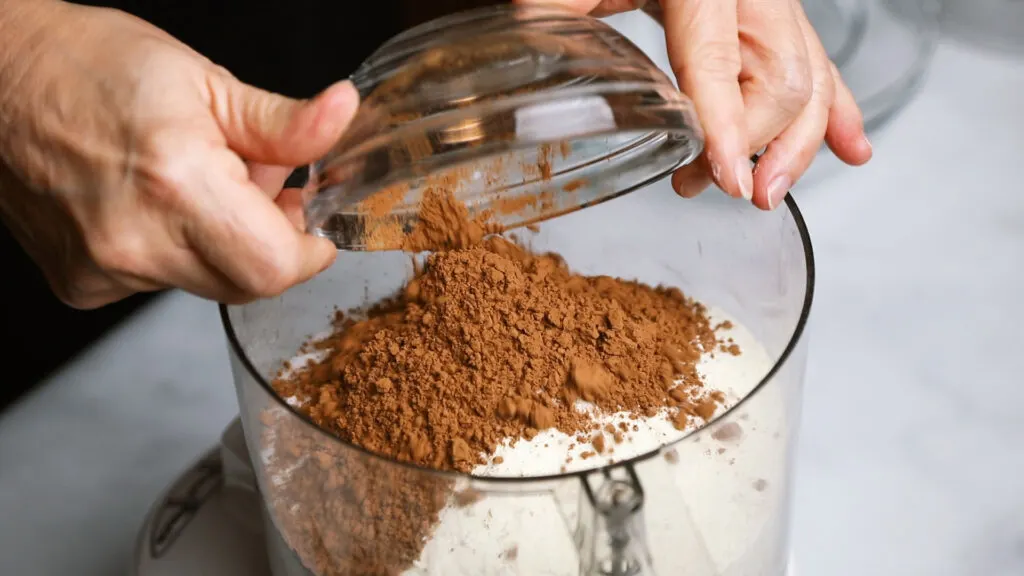 Adding Cocoa powder