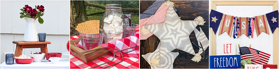 4th of July Craft and Decor Ideas