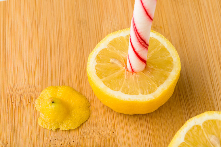 lemon on a stick