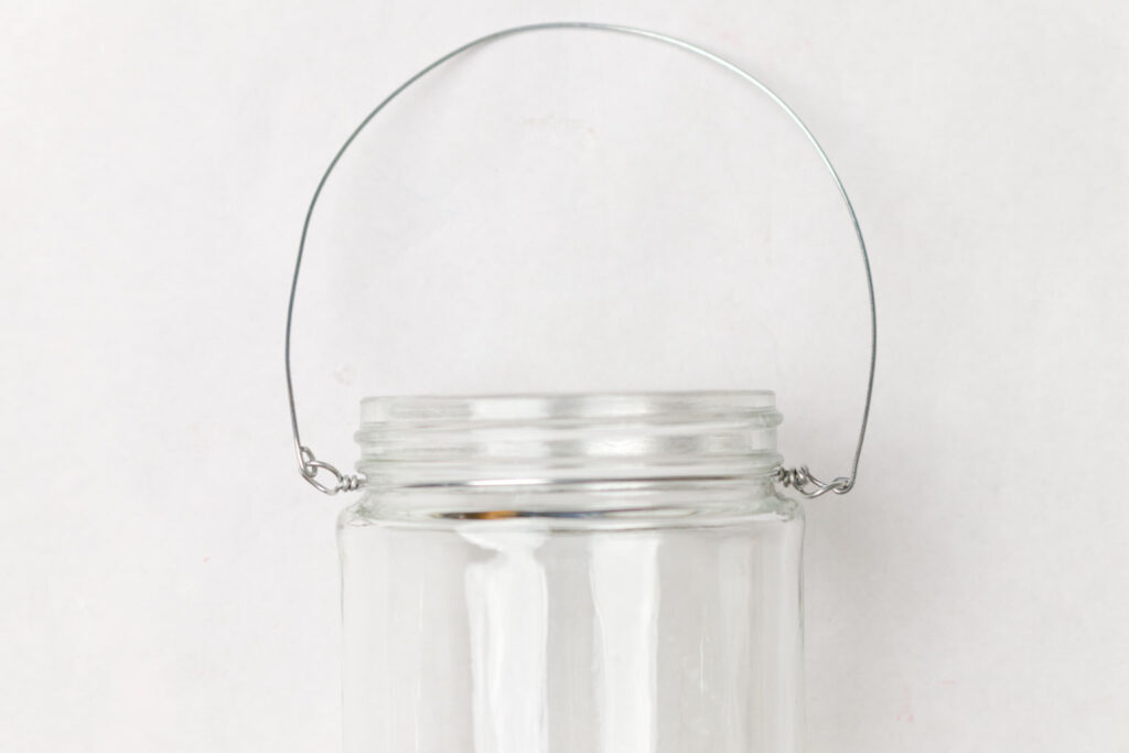 Hanging candle jar